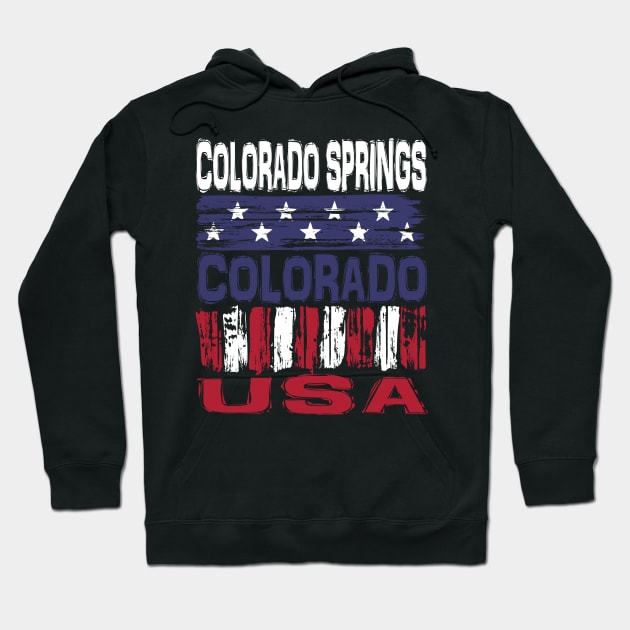Colorado Springs Colorado USA T-Shirt Hoodie by Nerd_art